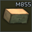 5.56x45mm M855 ammo pack (50 pcs)