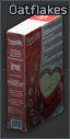 Pack of oat flakes