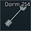 Dorm room 214 key