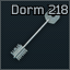 Dorm room 218 key