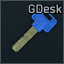 Dorm guard desk key
