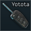 Yotota car key