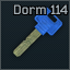 Dorm room 114 key