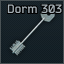 Dorm room 303 key