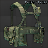 WARTECH TV-109 + TV-106 chest rig (A-TACS FG)