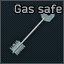 Gas station safe key
