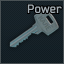 Power substation utility cabin key
