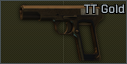 Tokarev TT-33 7.62x25 TT pistol (Golden)