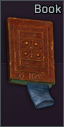 Battered antique book