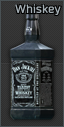 Bottle of Dan Jackiel whiskey