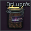 Can of Dr. Lupo's coffee beans