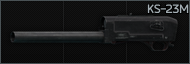 TOZ KS-23M 23x75mm pump-action shotgun