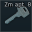 Zmeisky 3 apartment 8 key