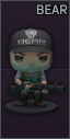 BEAR operative figurine