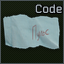 Note with code word Heartbeat