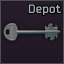 Old house room key