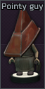 Pointy guy figurine