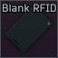 Blank RFID keycard