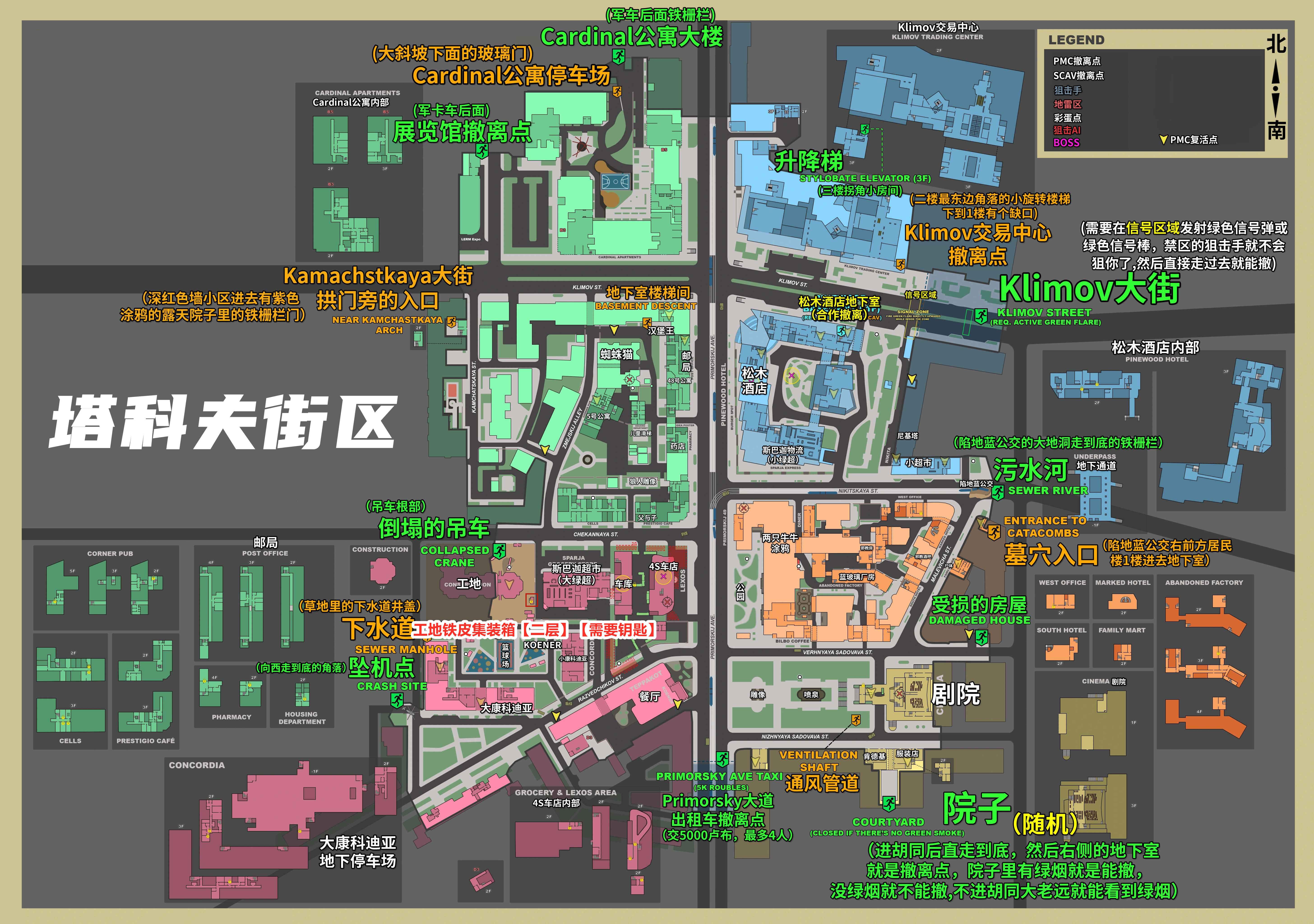 塔科夫街区ledx刷新点