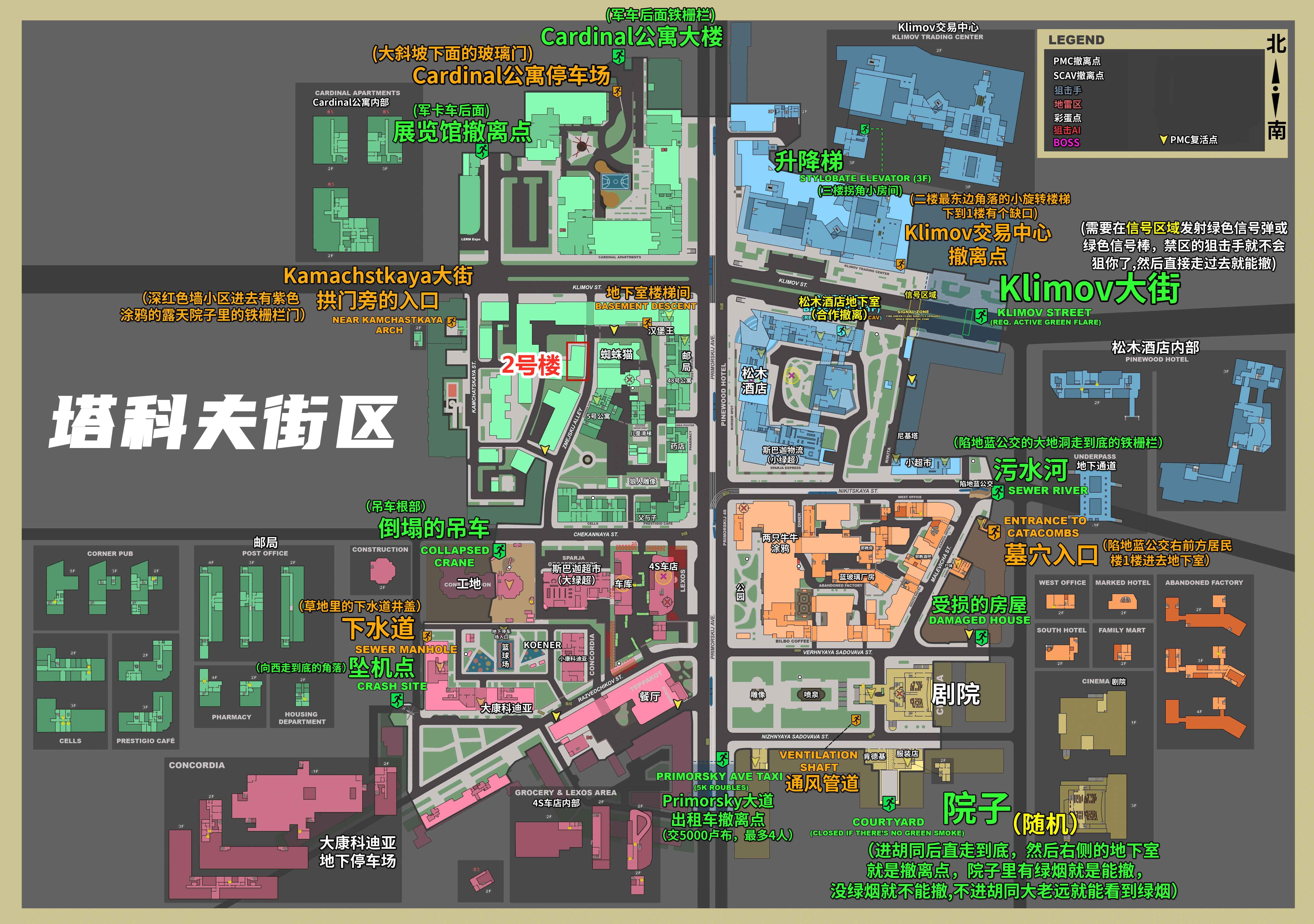 塔科夫街区ledx刷新点