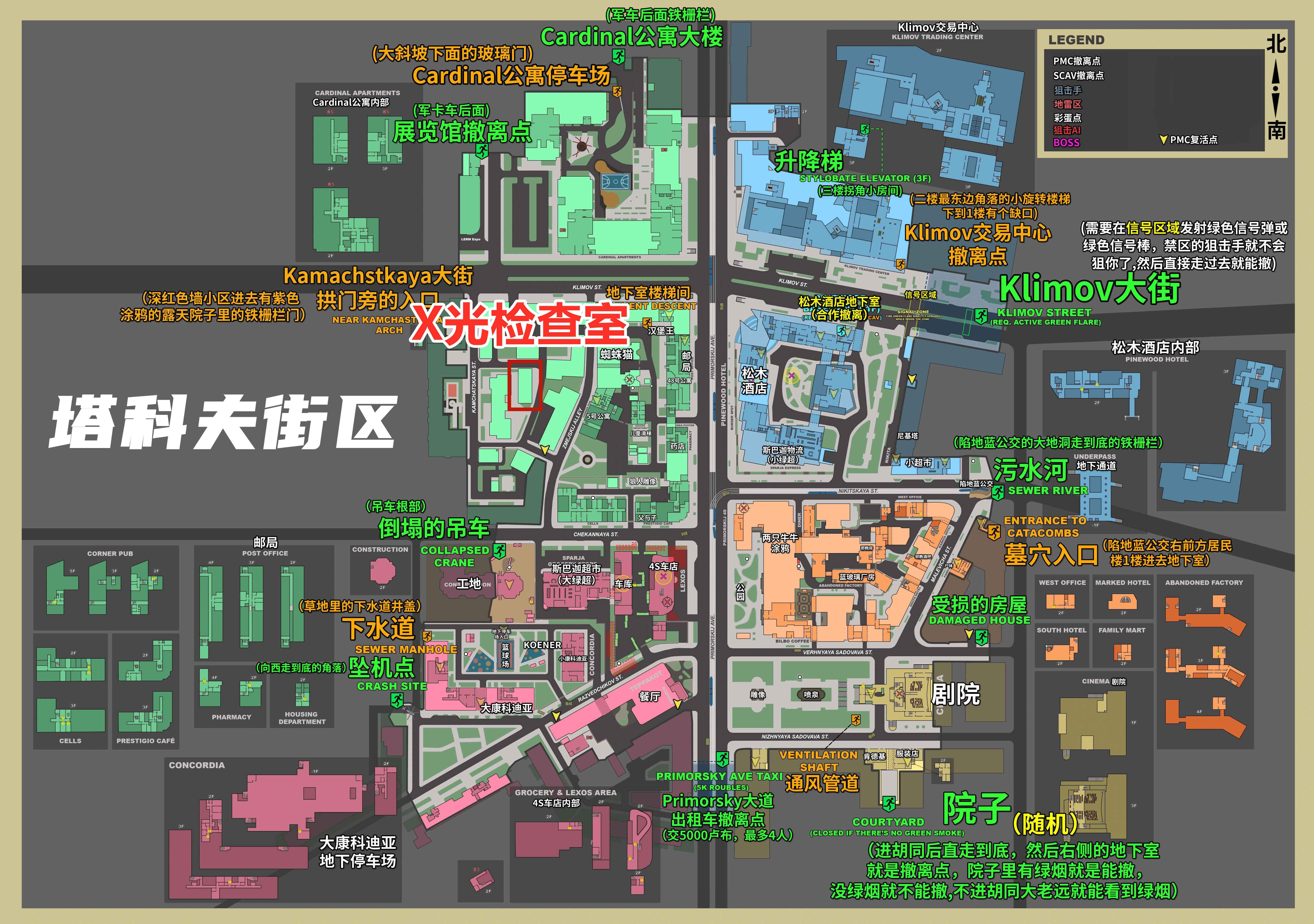 塔科夫街区ledx刷新点