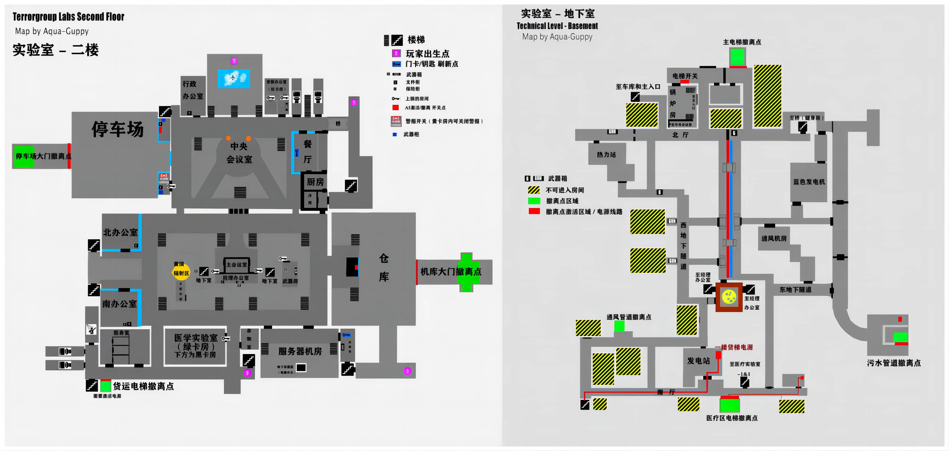 塔科夫实验室3D高清地图