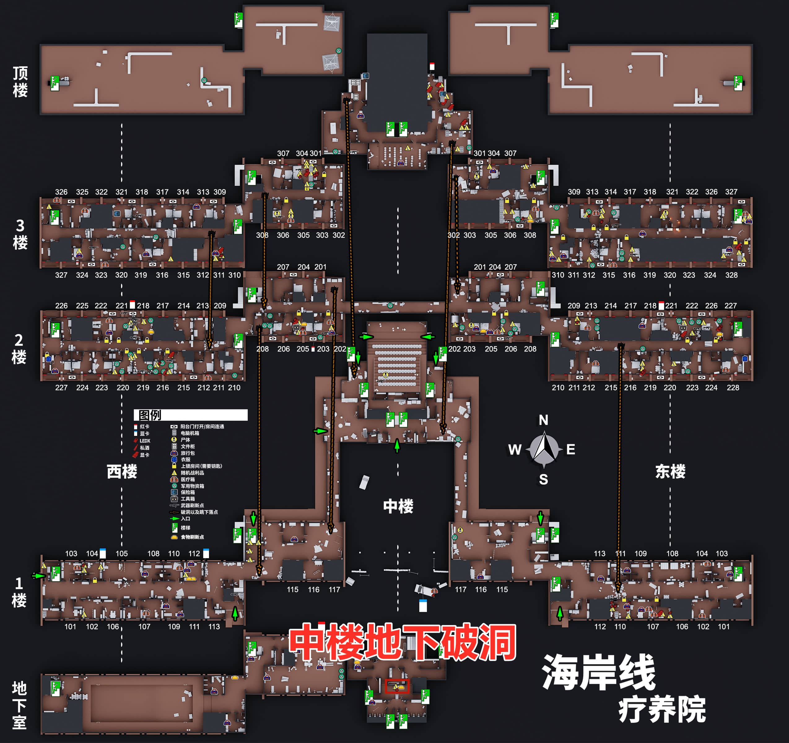 塔科夫海岸线ledx刷新点